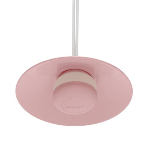 Applique d\'esterno Chap-O metallo rosa / Lampada senza fili - Fatboy - Rosa polverizzato - Metallo rivestito