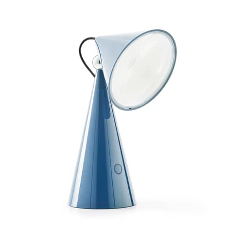 Lampe sans fil rechargeable Pose LED / Orientable - Tom Dixon - Bleu Baby - Polycarbonate