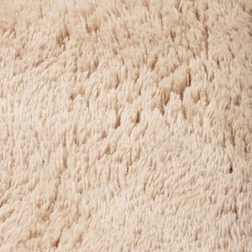 Forma Small Rug textile beige / Hand-tufted wool - 103 x 155 cm - Ferm Living - Off-white - New-zealand wool