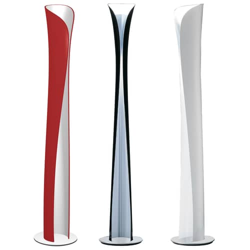 Stehleuchte Cadmo LED metall schwarz - Artemide - Schwarz - gefirnister Stahl