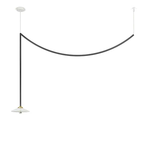 Celing Lamp n°4 Ceiling light metal black / H 95 x W 149.5 cm - valerie objects - Black - Glass, Steel