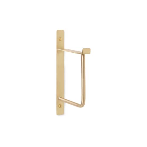 Porte-serviettes Hang Rack or métal / H 19 cm - Ferm Living - Laiton - Laiton massif