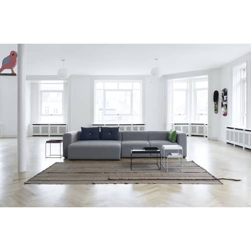 Table basse Tray métal noir / 60 x 60 x H 39 cm - Hay - Noir - Acier laqué