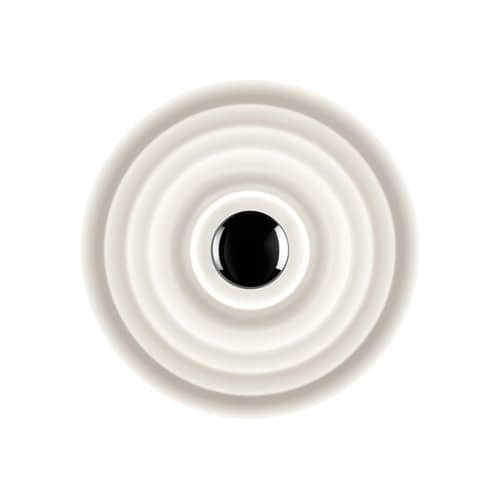 Applique d\'extérieur Press Large Surface / LED - Ø 35 cm - Tom Dixon - Givré - Acier, Verre pressé