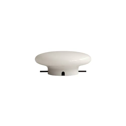 Hikari LED Bathroom wall light glass white / Ø 24 cm - 101 COPENHAGEN - Ø 24 cm / White - Aluminium, Opal Glass