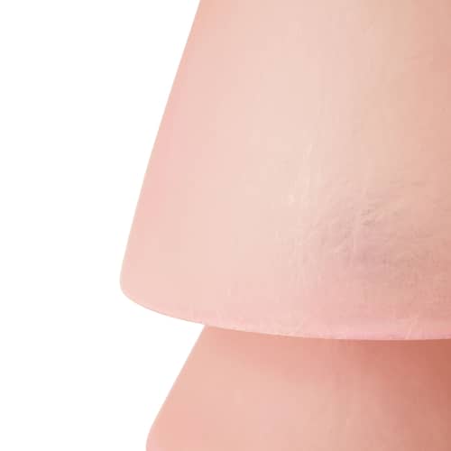 Lampada da tavolo  corian rosa / H 27.5 cm - Fibra di vetro - HK LIVING - Rosa - Fibra di vetro