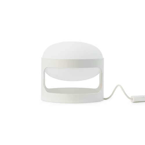 Lampe de table KD28 plastique blanc / Joe Colombo, 1967 - Recyclé - Kartell - Blanc - PMMA recyclé
