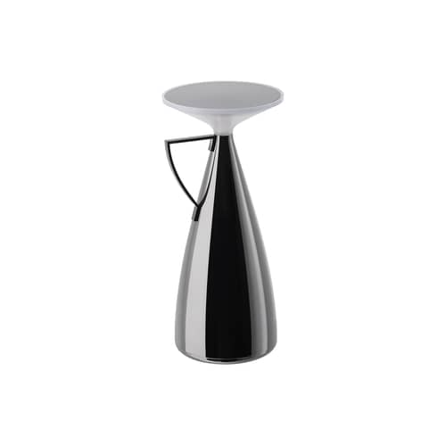 Lampe sans fil rechargeable Camomille LED argent / By Philippe Starck - Recyclé - Kartell - Titanium métallisé - PMMA recyclé