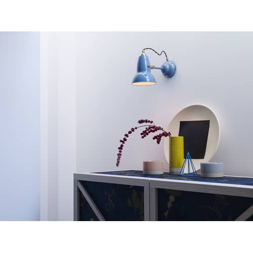 Applique Original 1227 Laiton - Anglepoise - Gris éléphant - Acier, Laiton