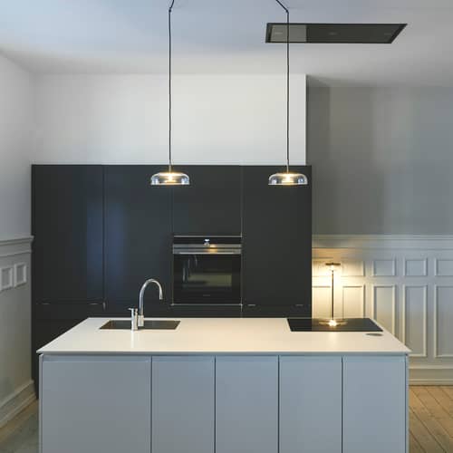 Pendelleuchte Blossi LED glas gold / Ø 23 cm - NUURA - Messing / Transparent - Metall, mundgeblasenes Glas