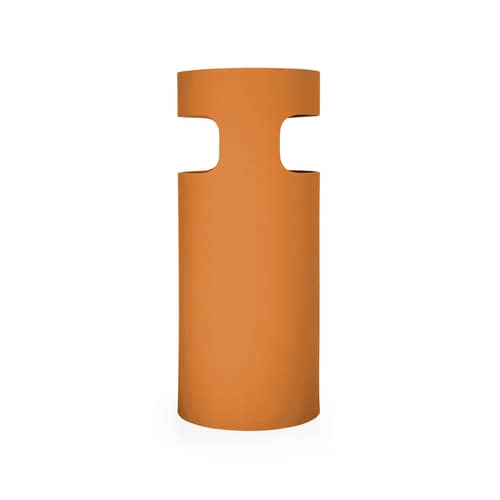 Porte-parapluies / Corbeille à papier - Réédition 1966 - Kartell - Marron - Technopolymère thermoplastique recyclé