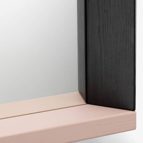 Miroir mural Colour Frame - Small / 38,5 x 48 cm - Vitra - Neutre - Frêne laqué, Verre