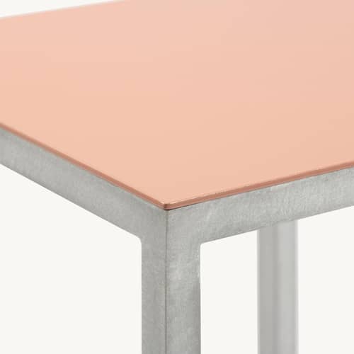 Alu Stool Stool metal pink / Small - H 45 cm - valerie objects - Pink - Aluminium
