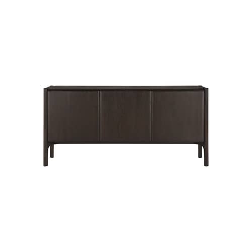 Buffet PI bois marron / L 174 x H 83 cm - Ethnicraft - Teck brun foncé - Teck massif teinté