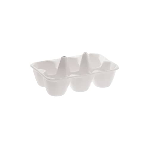 Estetico quotidiano Dish ceramic white / with compartments - 15 x 10 cm - Seletti - White - China