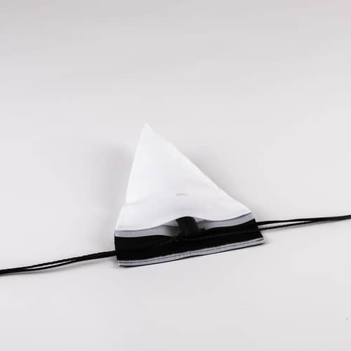 Guirlande lumineuse extérieur Sagra LED   14 mètres - 16 fanions tissu - Seletti - Guirlande / Noir & blanc - Polycarbonate, PVC, Tissu polyester