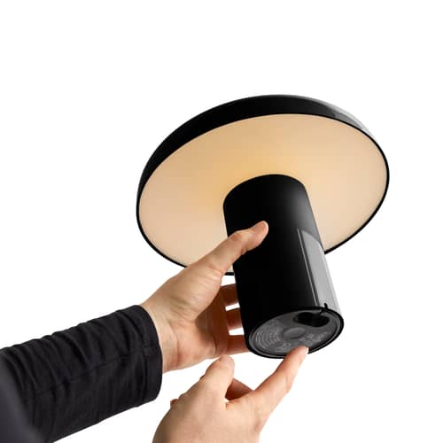 Lampe extérieur sans fil rechargeable Pao plastique noir - Hay - Noir - Polycarbonate