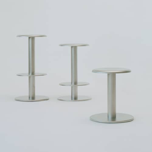 Tabouret de bar Coupe métal / H 66 cm - NEW WORKS - Acier - Acier
