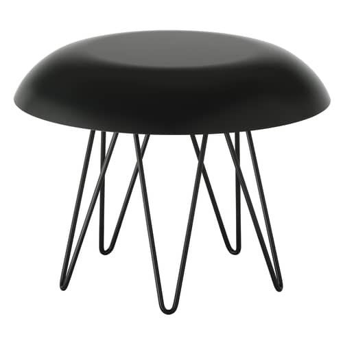 Table basse Meduse métal multicolore Ø 50 x H 37,5 cm/ Modèle d\'exposition - Casamania - Noir - Acier laqué