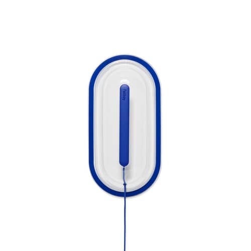 Applique avec prise Led\'s Strip bleu / Led - 36.5 x 18.9 cm - Fatboy - Bleu Yves - PET
