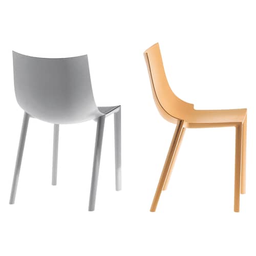 Chaise empilable Bo plastique blanc - Driade - Blanc - Polypropylène
