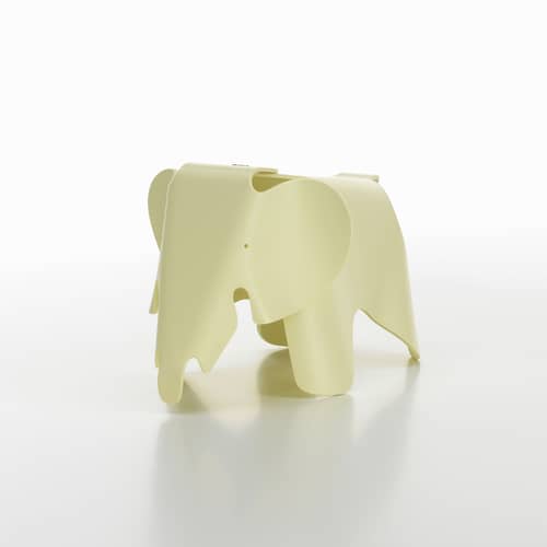 Eames Elephant RE (1945) Decoration plastic material yellow / Small - L 39 cm / Recycled plastic - Vitra - Canary Yellow - Recycled polypropylene