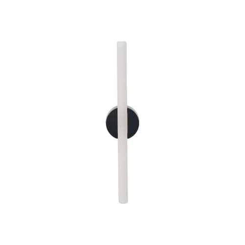Applique bagno Kilter Short LED vetro nero / L 50 cm - Orientabile - TALA - L 50 cm / Grigio scuro - Alluminio, Vetro smerigliato