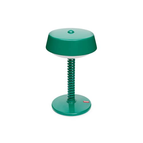 Lampada da esterno ricaricabile senza fili Bellboy metallo verde metallo verde / Ø 18 x H 30 cm - Fatboy - Verde Giungla - Acciaio, Alluminio, Polipropilene
