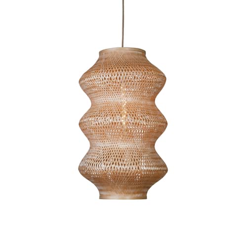Suspension Barbados / Ø 40 x H 67 cm - Bambou - GOOD&MOJO - Naturel - Bambou, Fer