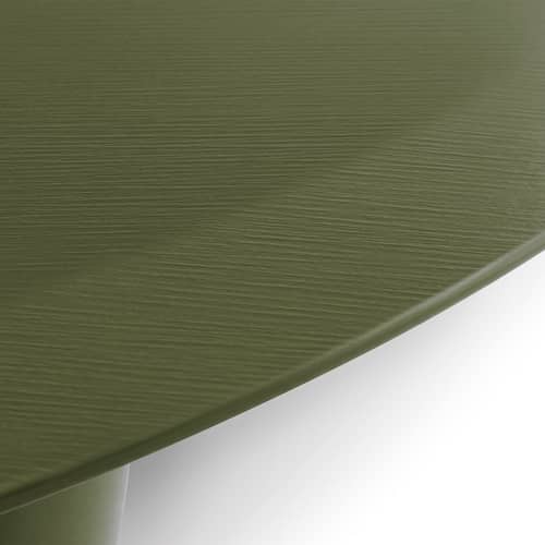 Table basse Alfarè vert / Ø 90 x H 30 cm - Béton - Zanotta - Vert algues - Béton peint