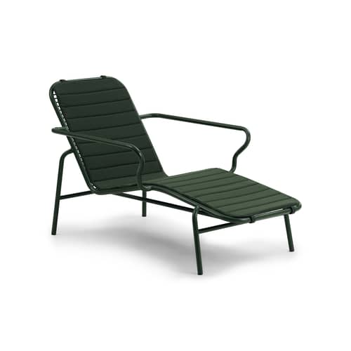 Accessoire / Coussin pour transat Vig - Normann Copenhagen - Vert - Mousse à mémoire de forme, Tissu outdoor