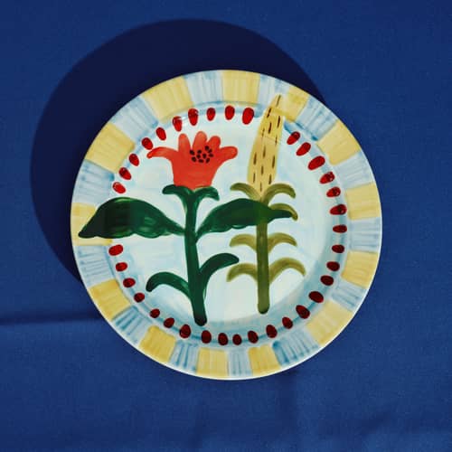 Set de 2 assiettes Jane January 01 / Ø 25,8 cm - Serax - Jane January - Grès
