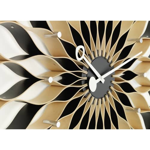 Horloge Sunflower Clock / By George Nelson, 1948-1960 / Ø 75 cm - Vitra - Bouleau - Bouleau
