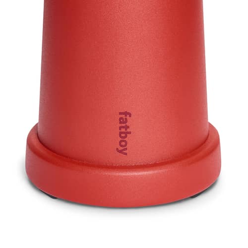 Lampe extérieur sans fil rechargeable Revolve LED rouge - Fatboy - Cayenne - Aluminium, Polycarbonate
