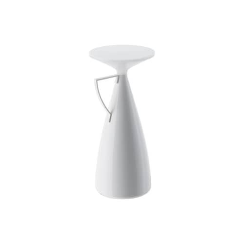 Lampe sans fil rechargeable Camomille LED blanc / By Philippe Starck - Recyclé - Kartell - Blanc - PMMA recyclé