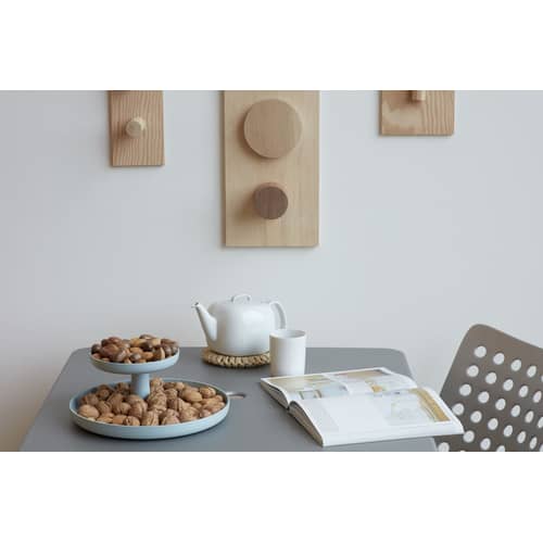 Plateau Rotary Tray / Vide poche - ABS / Petit plateau pivotant - Vitra - Gris bleuté - ABS