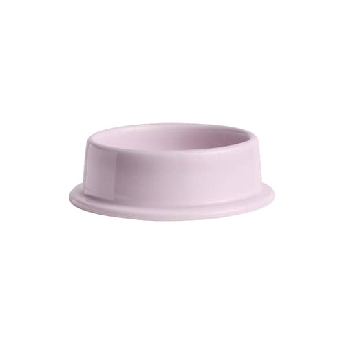 Portacandela Column ceramica rosa / Per candela a blocco - Ø 10 cm - Hay - Rosa pallido - Maiolica smaltata
