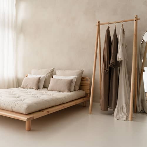 Portant Hongi / L 75 cm - KARUP DESIGN - L 75 cm / Pin clair - Pin massif certifié FSC
