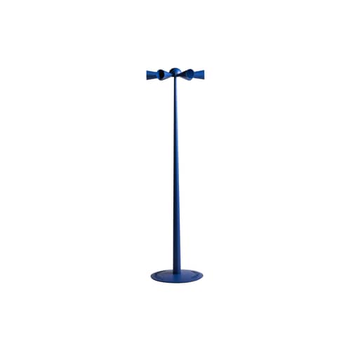 Portemanteau sur pied Cessato Allarme / De Pas, D\'Urbino & Lomazzi, 1986 - POLTRONOVA - Bleu - Aluminium, Fer, Fonte d\'aluminium
