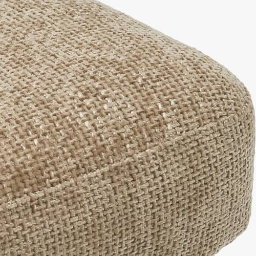 Sedia imbottita Abby tessuto beige - NV GALLERY - Talpa - Ferro, Schiuma ad alta densità, Tessuto