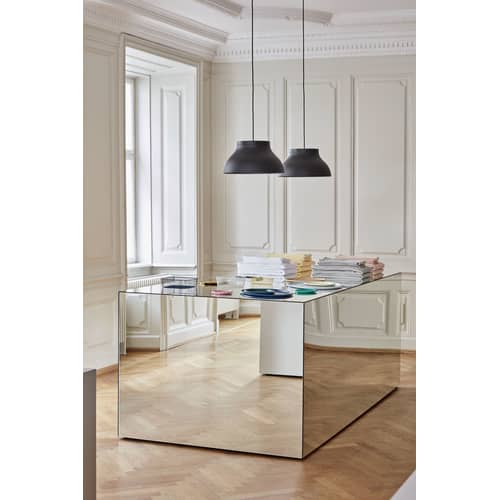 Suspension PC Medium métal noir / Ø 40 cm - Aluminium - Hay - Noir - Aluminium anodisé