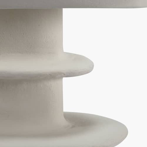 Earth Table lamp paper white / Recycled papier mâché - H 69 cm - Serax - White - Recycled papier-mâché