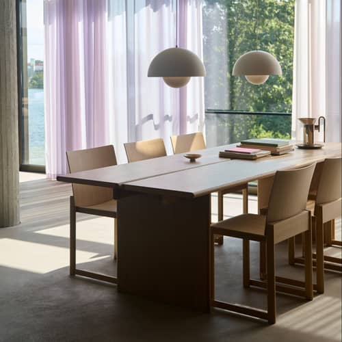 Table rectangulaire Ita OS1 &tradition / 200 x 95 cm - Bois naturel ...