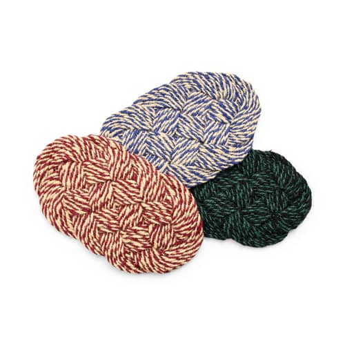 Paillasson Swirl Coco rouge / 40 x 80 cm - Hay - Bordeaux & blanc cassé - Fibre de coco