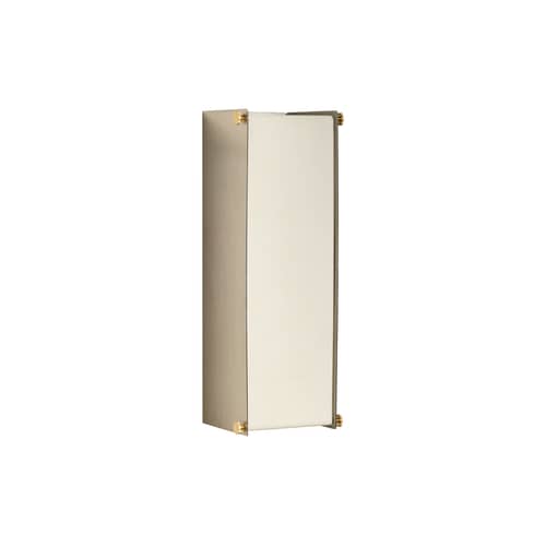 Applique Boxie Moyen / H 40 cm - Métal & tissu - Maison Sarah Lavoine - Inox brossé - Acier inoxydable brossé, Laiton