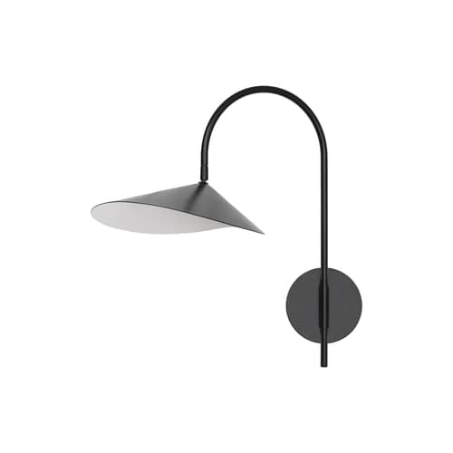 Applique orientable Arum métal noir - Ferm Living - Noir - Aluminium, Fer
