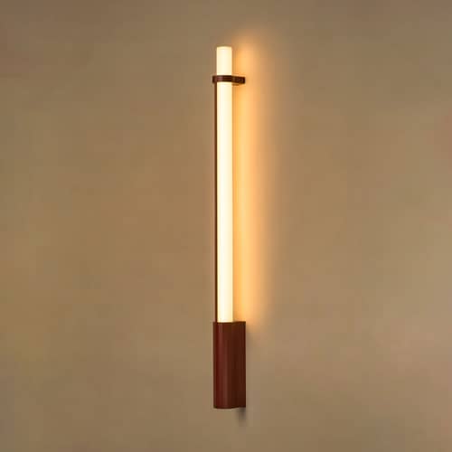 Applique d\'extérieur In Fine LED verre / L 105 cm - DCW éditions - Rouge - Aluminium, Verre