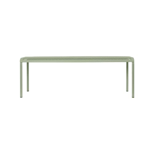 Banc Dapple / Perforé - L 130 cm - Ferm Living - Vert Thé - Acier galvanisé thermolaqué