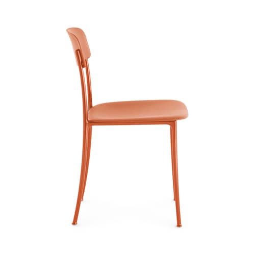 Savoia Chair plastic material orange - Kartell - Rusty - Painted aluminium, Technopolymer