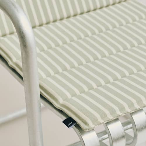 Coussin d\'extérieur Terrazza / Coussin d\'assise intégral pour chaises - Hay - Gris - Polyester recyclé